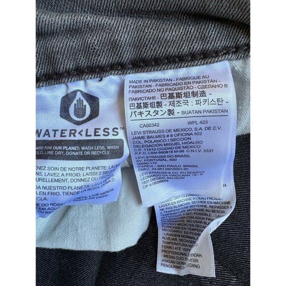 LEVI'S 541 MENS PLUS SIZE DENIM JEANS STRETCH TAPERED LEG GRAY SIZE 48X36 - Picture 12 of 12